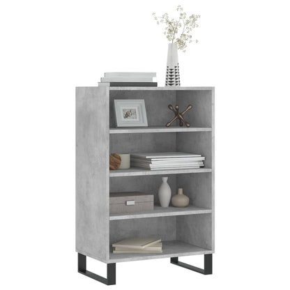 vidaXL Highboard Concrete Grey 57x35x90 cm Engineered Wood
