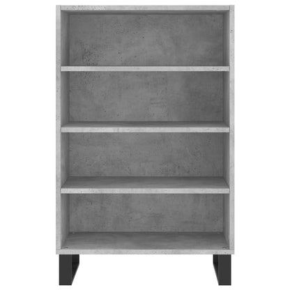 vidaXL Highboard Concrete Grey 57x35x90 cm Engineered Wood