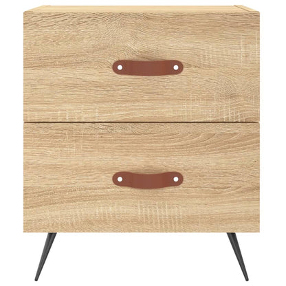 vidaXL Bedside Cabinets 2 pcs Sonoma Oak 40x35x47.5 cm Engineered Wood