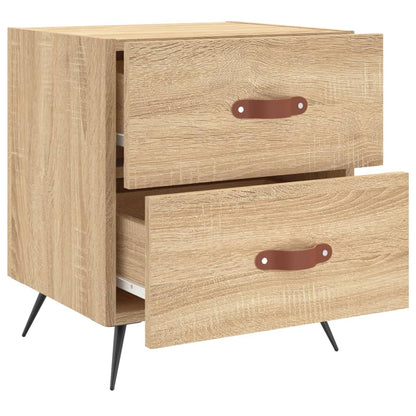vidaXL Bedside Cabinets 2 pcs Sonoma Oak 40x35x47.5 cm Engineered Wood