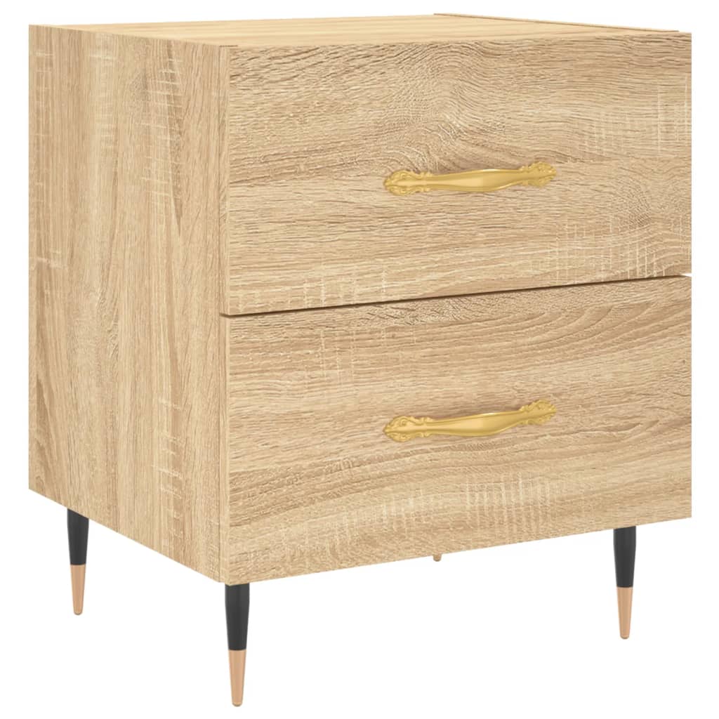 vidaXL Bedside Cabinet Sonoma Oak 40x35x47,5 cm Engineered Wood
