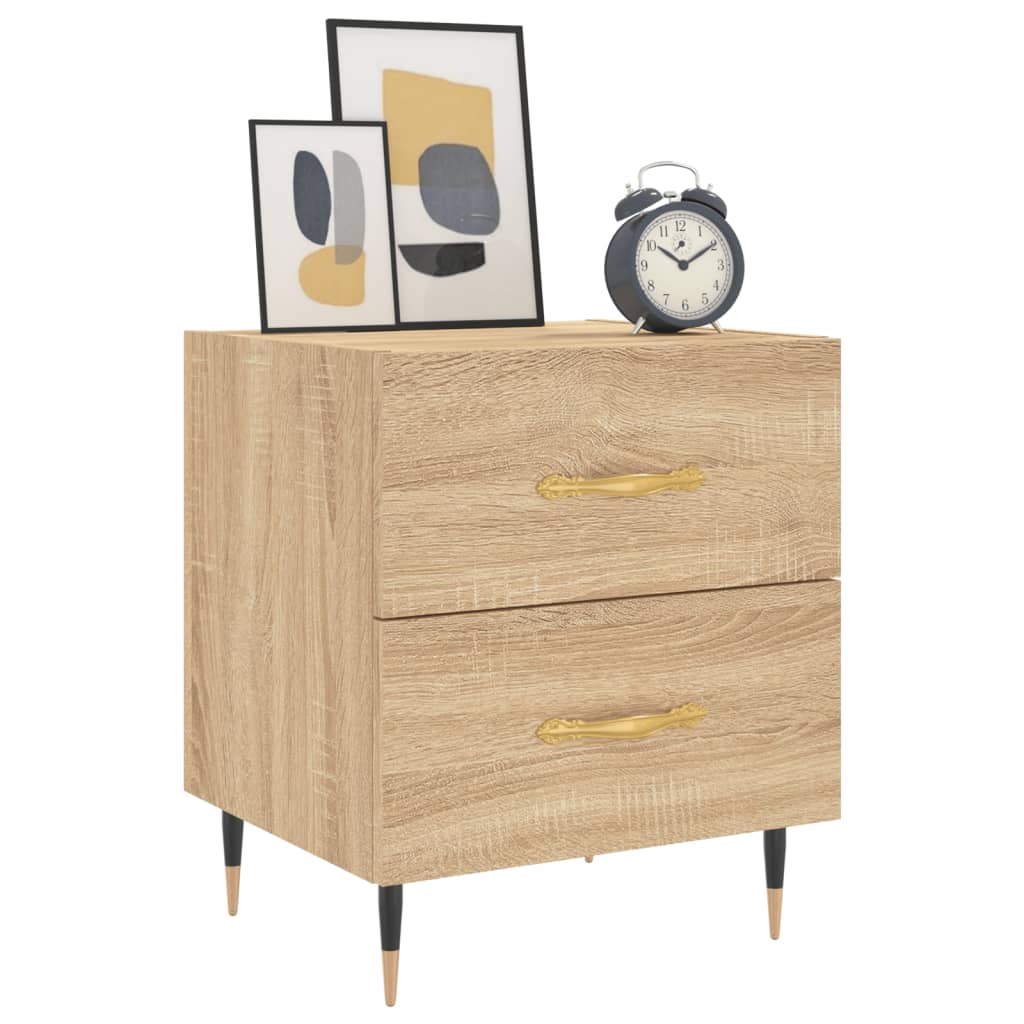 vidaXL Bedside Cabinet Sonoma Oak 40x35x47,5 cm Engineered Wood