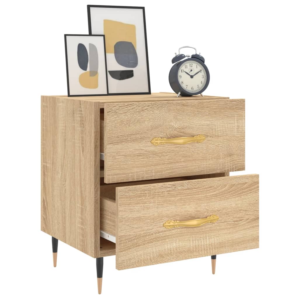 vidaXL Bedside Cabinet Sonoma Oak 40x35x47,5 cm Engineered Wood