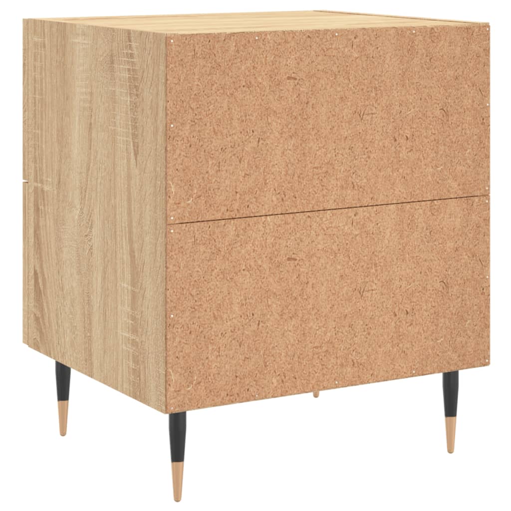 vidaXL Bedside Cabinet Sonoma Oak 40x35x47,5 cm Engineered Wood