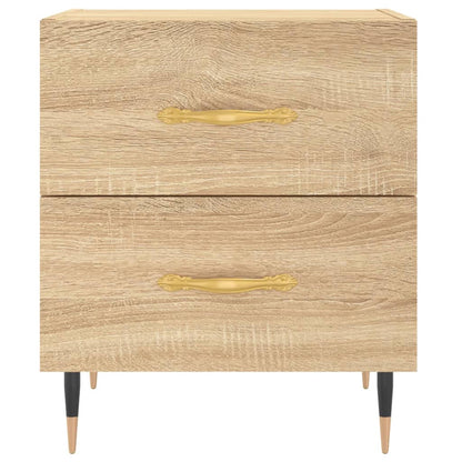 vidaXL Bedside Cabinets 2 pcs Sonoma Oak 40x35x47.5 cm Engineered Wood