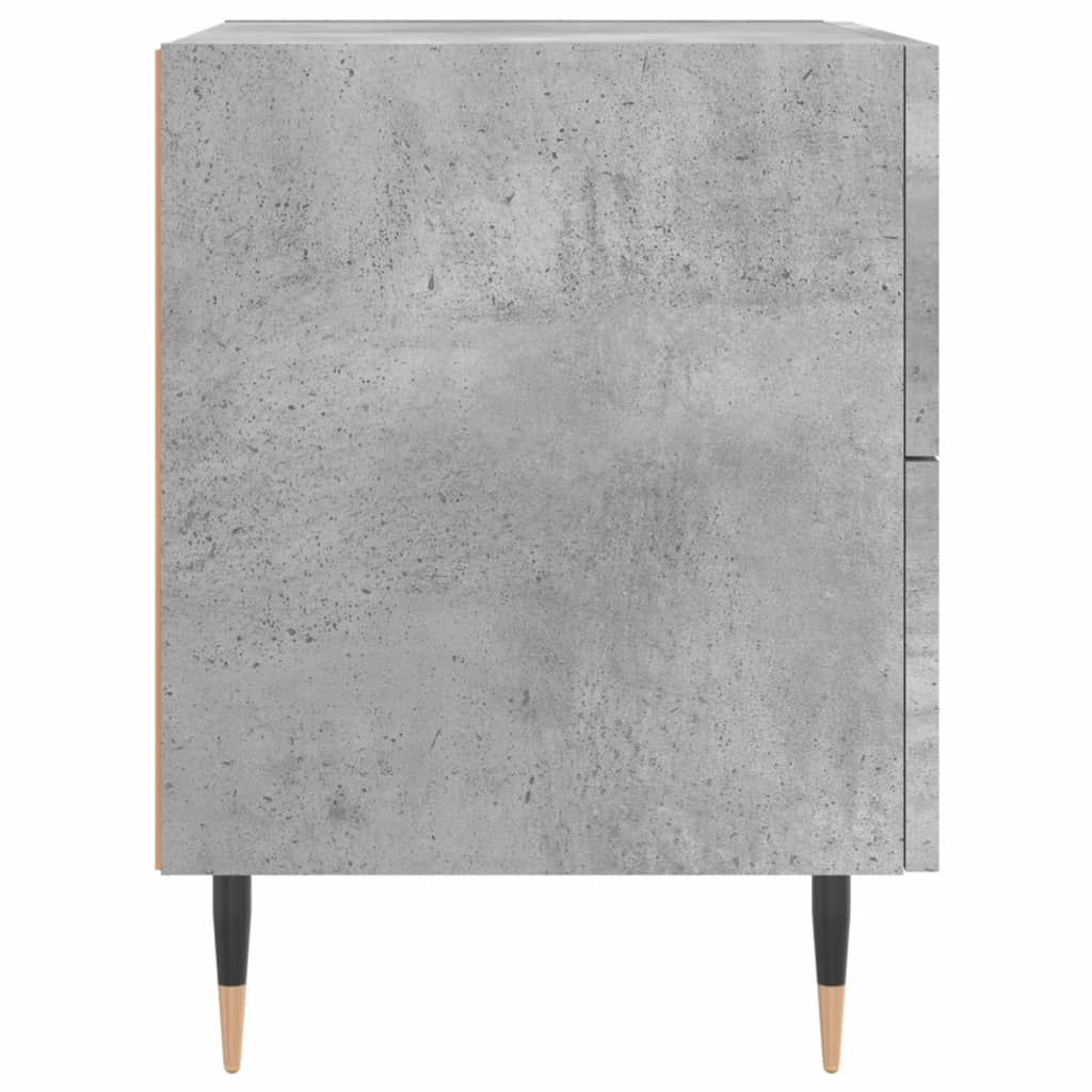 vidaXL Bedside Cabinet Concrete Grey 40x35x47.5 cm Engineered Wood