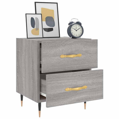 vidaXL Bedside Cabinet Grey Sonoma 40x35x47,5 cm Engineered Wood