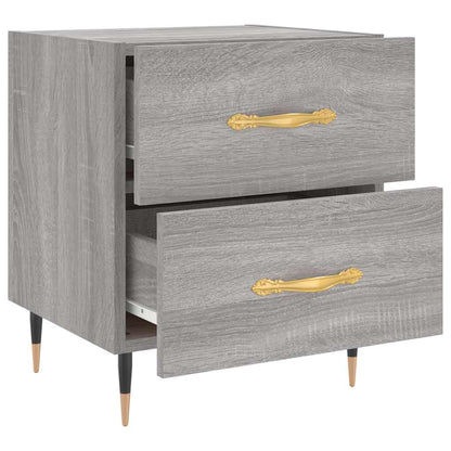 vidaXL Bedside Cabinet Grey Sonoma 40x35x47,5 cm Engineered Wood
