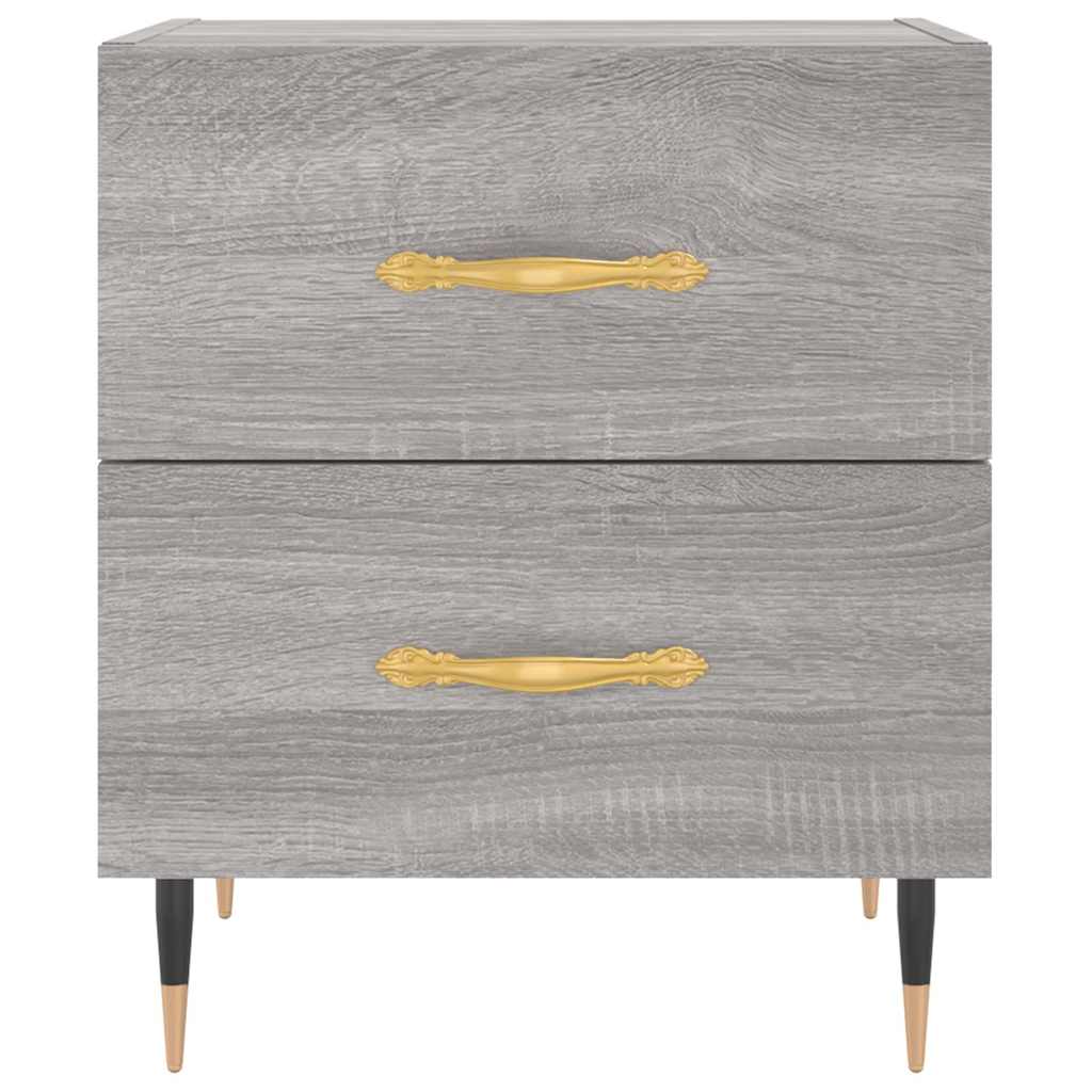 vidaXL Bedside Cabinet Grey Sonoma 40x35x47,5 cm Engineered Wood