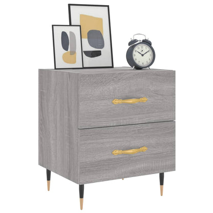 vidaXL Bedside Cabinets 2 pcs Grey Sonoma 40x35x47.5 cm Engineered Wood