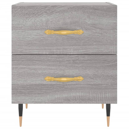 vidaXL Bedside Cabinets 2 pcs Grey Sonoma 40x35x47.5 cm Engineered Wood