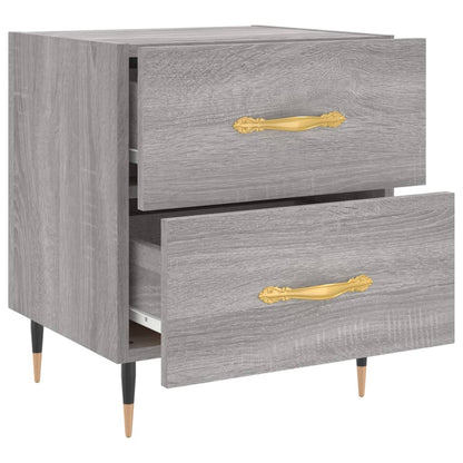 vidaXL Bedside Cabinets 2 pcs Grey Sonoma 40x35x47.5 cm Engineered Wood