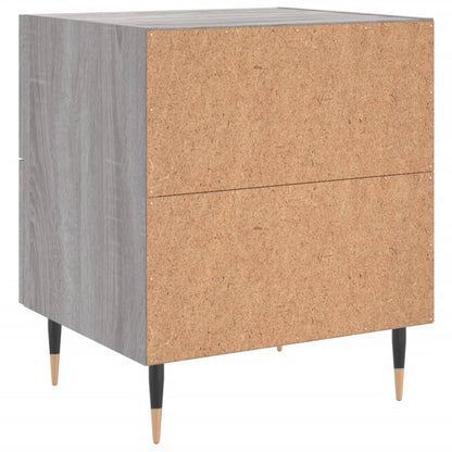 vidaXL Bedside Cabinets 2 pcs Grey Sonoma 40x35x47.5 cm Engineered Wood