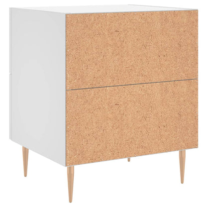 vidaXL Bedside Cabinets 2 pcs White 40x35x47,5 cm Engineered Wood