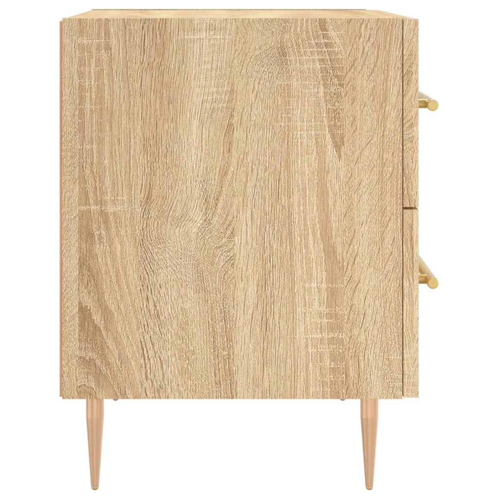 vidaXL Bedside Cabinet Sonoma Oak 40x35x47.5 cm Engineered Wood