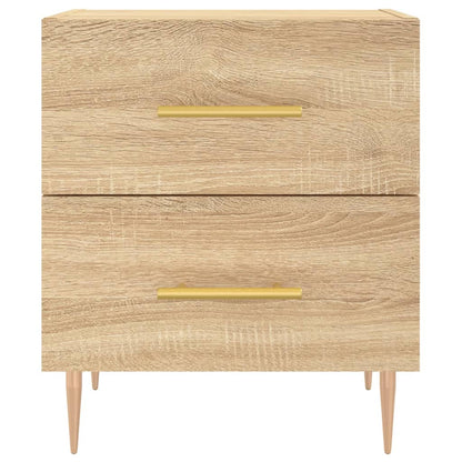 vidaXL Bedside Cabinets 2 pcs Sonoma Oak 40x35x47.5 cm Engineered Wood