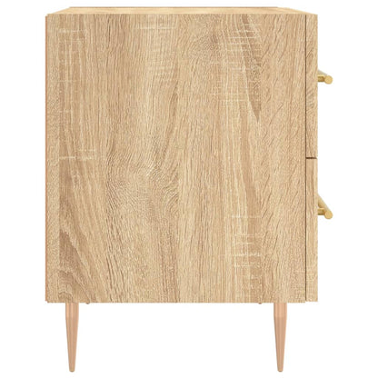 vidaXL Bedside Cabinets 2 pcs Sonoma Oak 40x35x47.5 cm Engineered Wood