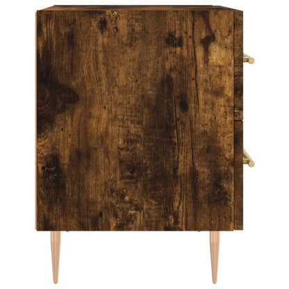 vidaXL Bedside Cabinets 2 pcs Smoked Oak 40x35x47.5 cm Engineered Wood