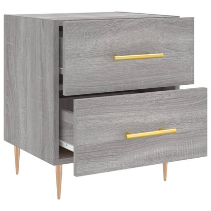 vidaXL Bedside Cabinet Grey Sonoma 40x35x47,5 cm Engineered Wood