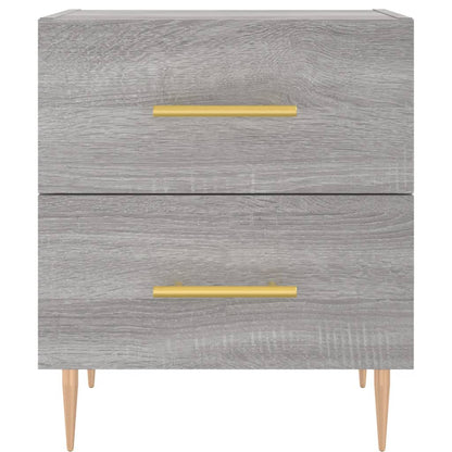 vidaXL Bedside Cabinet Grey Sonoma 40x35x47.5 cm Engineered Wood