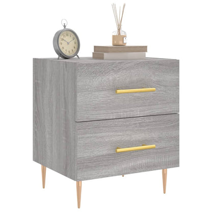 vidaXL Bedside Cabinets 2 pcs Grey Sonoma 40x35x47.5 cm Engineered Wood