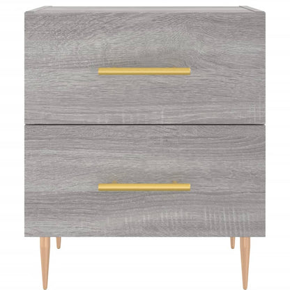 vidaXL Bedside Cabinets 2 pcs Grey Sonoma 40x35x47.5 cm Engineered Wood