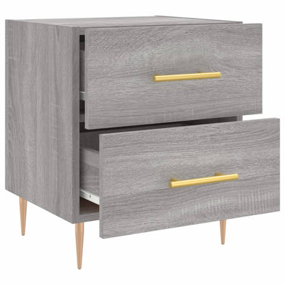 vidaXL Bedside Cabinets 2 pcs Grey Sonoma 40x35x47.5 cm Engineered Wood