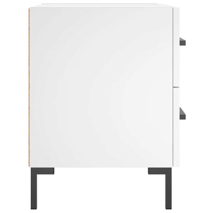 vidaXL Bedside Cabinets 2 pcs White 40x35x47.5 cm Engineered Wood