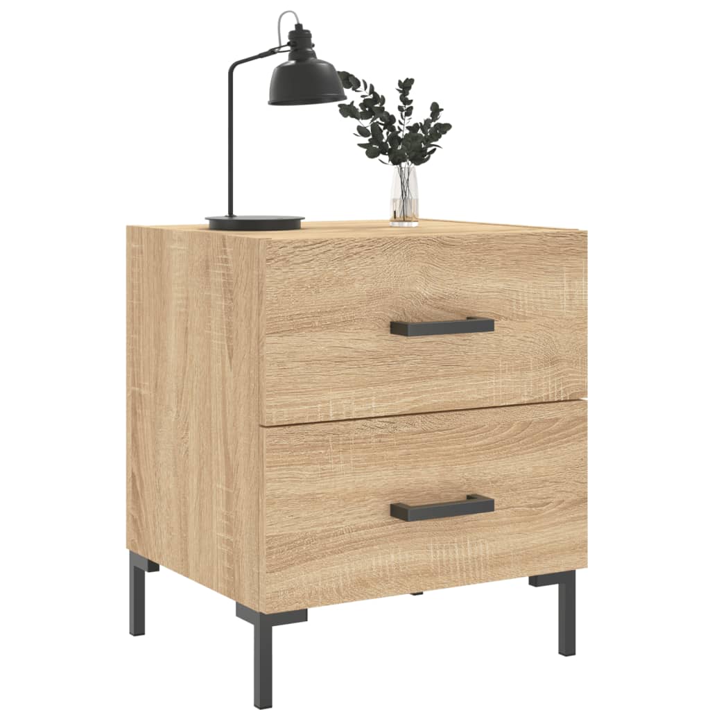 vidaXL Bedside Cabinet Sonoma Oak 40x35x47,5 cm Engineered Wood