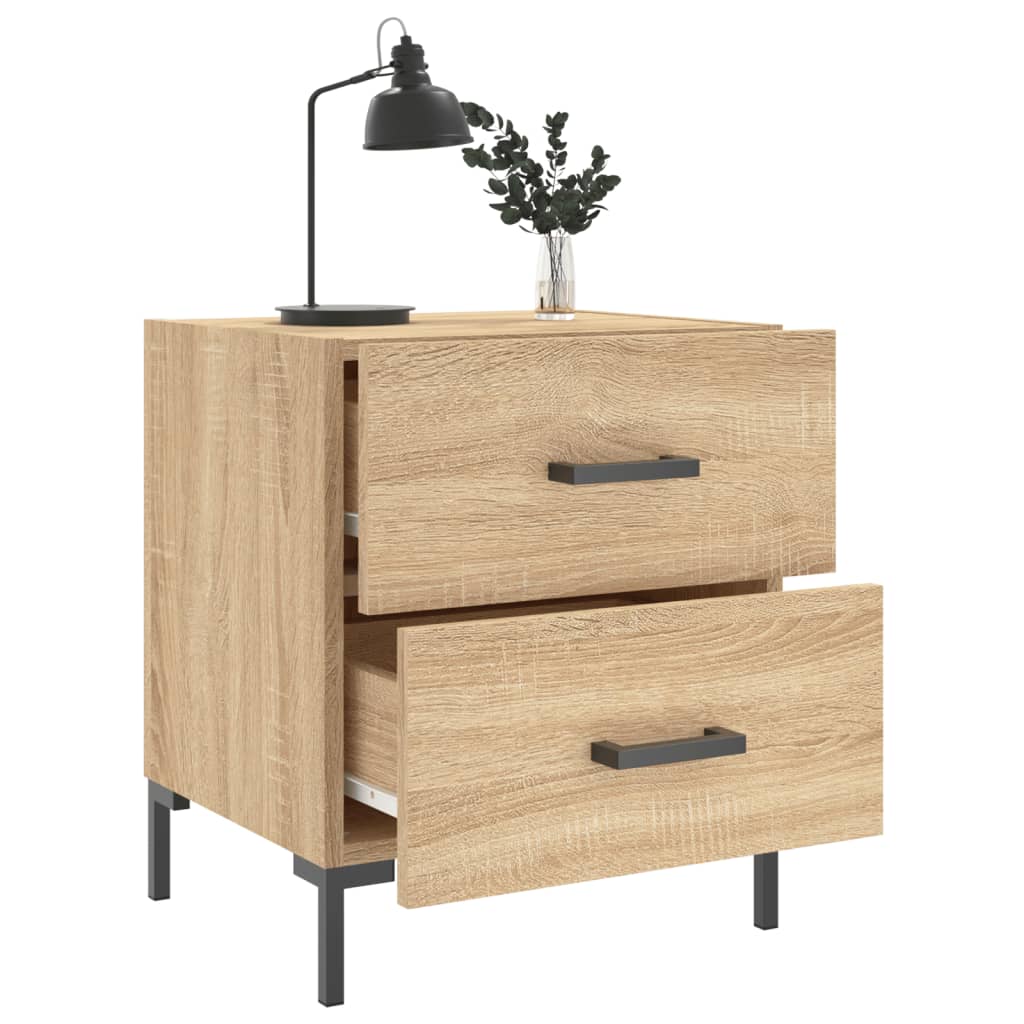 vidaXL Bedside Cabinet Sonoma Oak 40x35x47.5 cm Engineered Wood