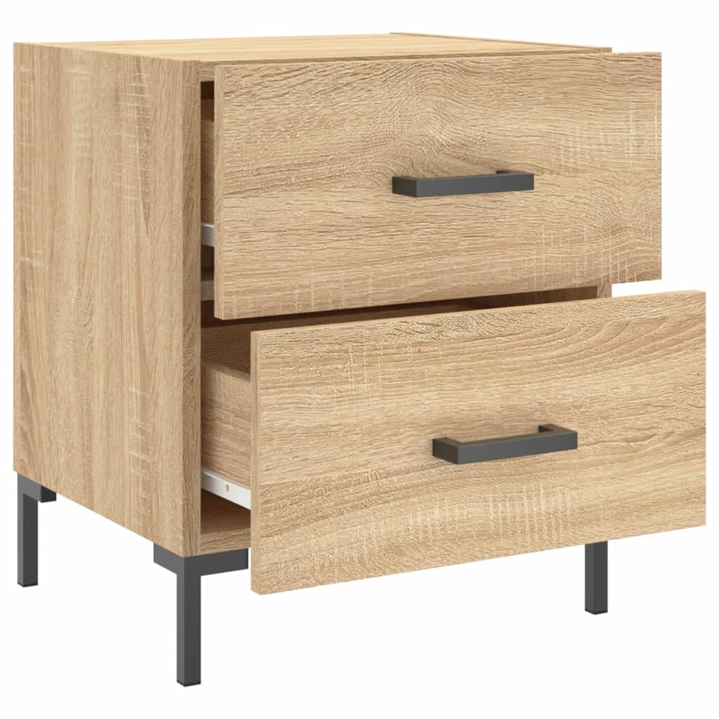 vidaXL Bedside Cabinet Sonoma Oak 40x35x47.5 cm Engineered Wood