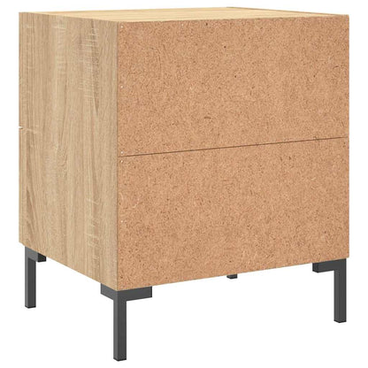 vidaXL Bedside Cabinets 2 pcs Sonoma Oak 40x35x47.5 cm Engineered Wood