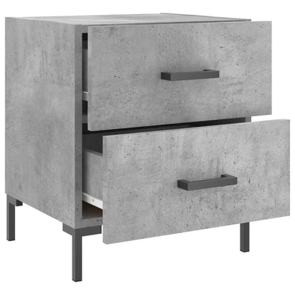 vidaXL Bedside Cabinet Concrete Grey 40x35x47,5 cm Engineered Wood