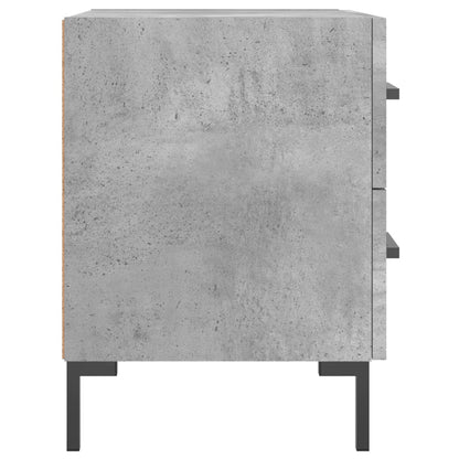 vidaXL Bedside Cabinet Concrete Grey 40x35x47,5 cm Engineered Wood