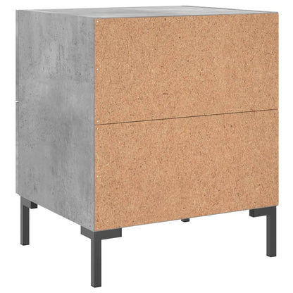 vidaXL Bedside Cabinet Concrete Grey 40x35x47,5 cm Engineered Wood