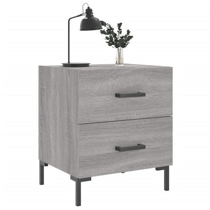 vidaXL Bedside Cabinet Grey Sonoma 40x35x47,5 cm Engineered Wood