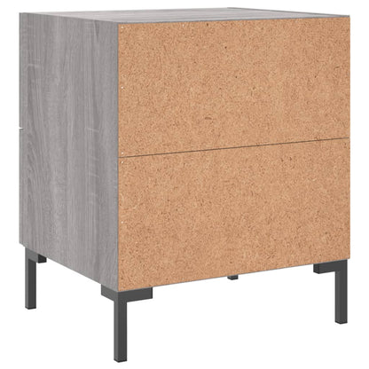 vidaXL Bedside Cabinet Grey Sonoma 40x35x47,5 cm Engineered Wood