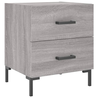 vidaXL Bedside Cabinets 2 pcs Grey Sonoma 40x35x47.5 cm Engineered Wood