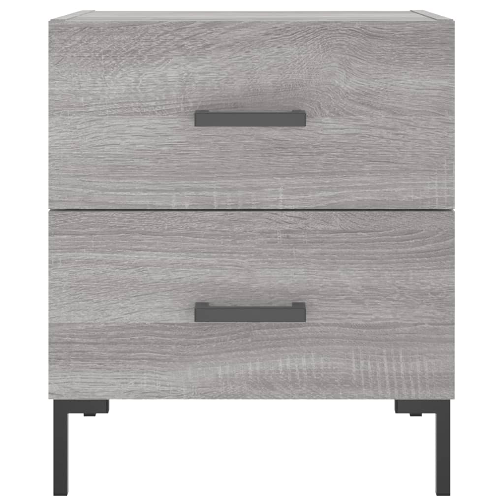 vidaXL Bedside Cabinets 2 pcs Grey Sonoma 40x35x47.5 cm Engineered Wood