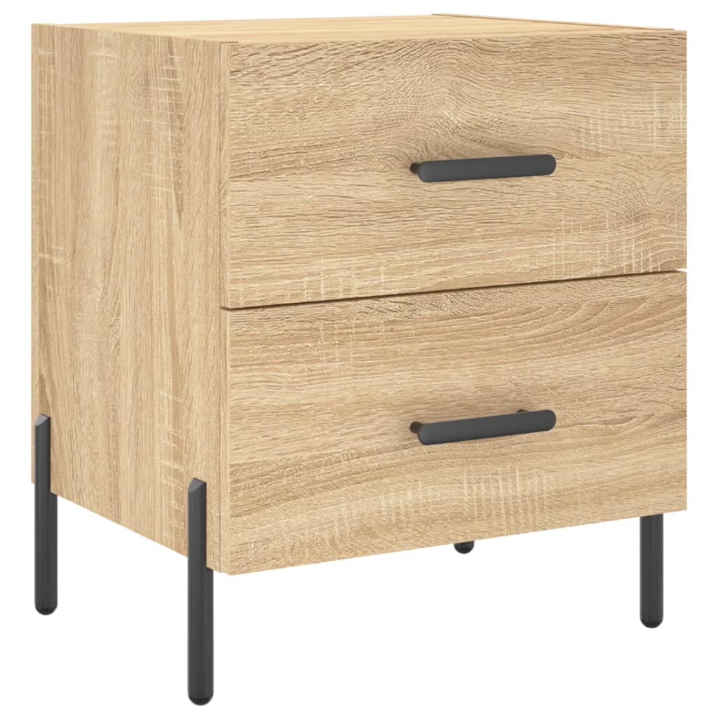 vidaXL Bedside Cabinet Sonoma Oak 40x35x47,5 cm Engineered Wood