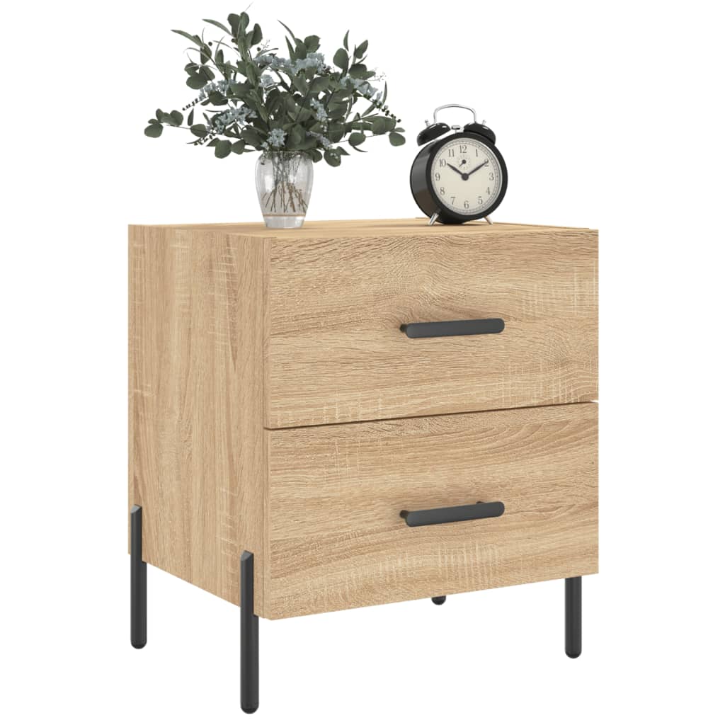 vidaXL Bedside Cabinet Sonoma Oak 40x35x47.5 cm Engineered Wood