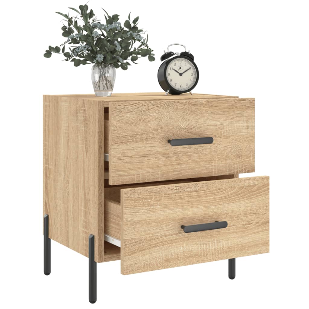 vidaXL Bedside Cabinet Sonoma Oak 40x35x47.5 cm Engineered Wood