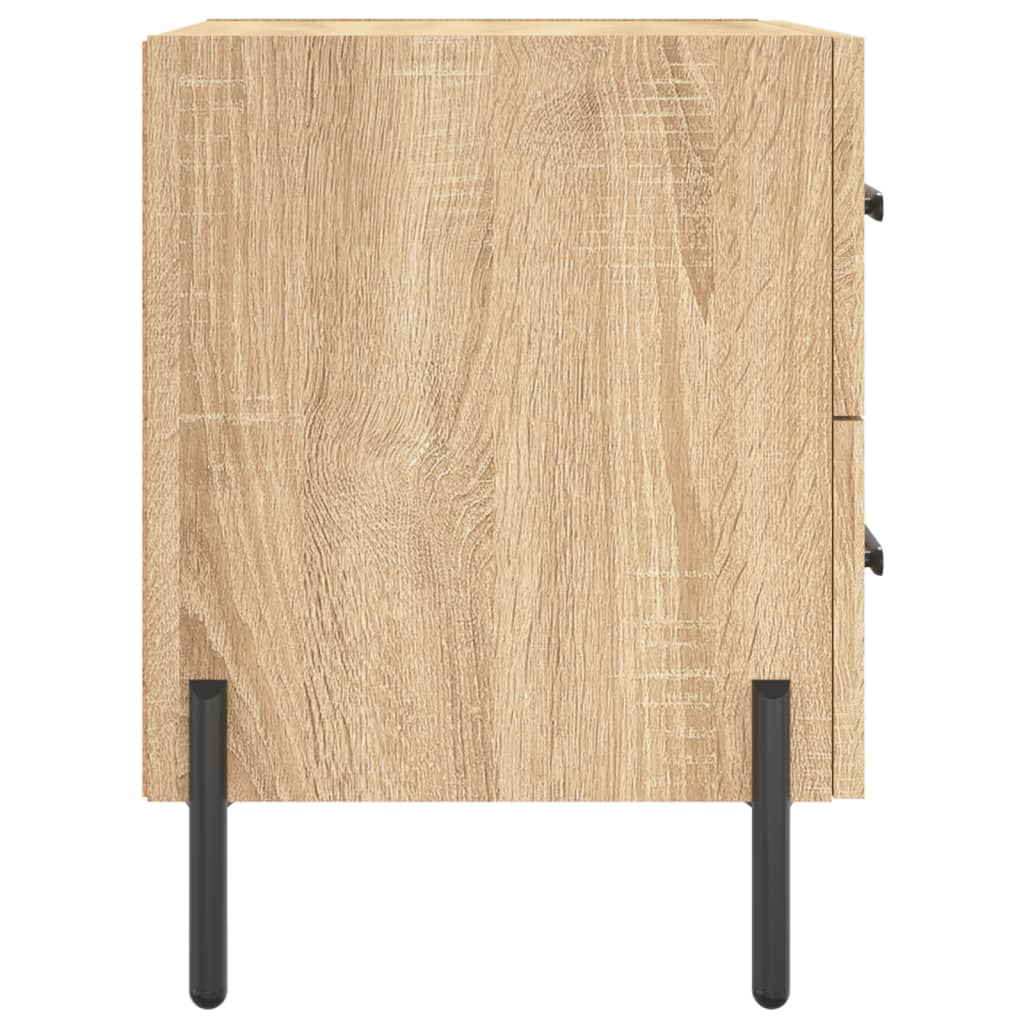 vidaXL Bedside Cabinet Sonoma Oak 40x35x47.5 cm Engineered Wood