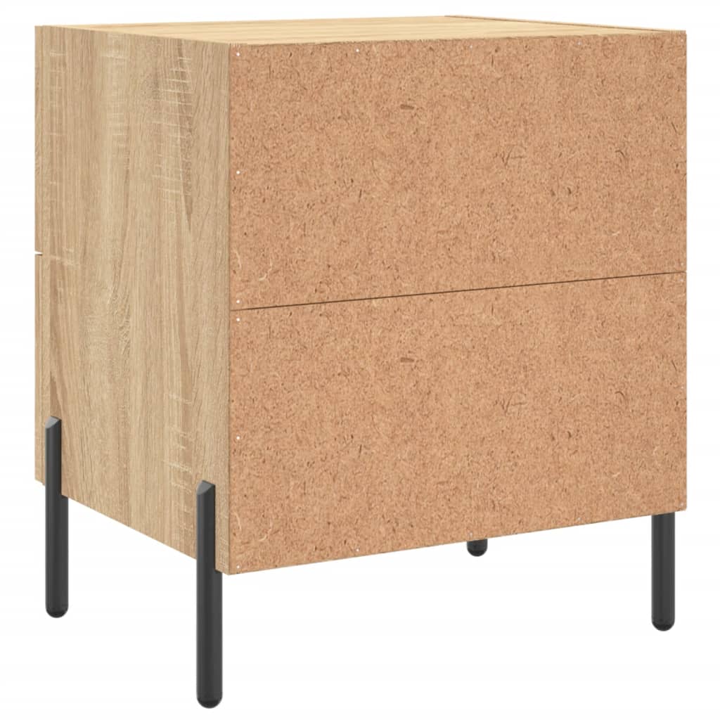 vidaXL Bedside Cabinet Sonoma Oak 40x35x47.5 cm Engineered Wood