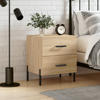 vidaXL Bedside Cabinet Sonoma Oak 40x35x47,5 cm Engineered Wood