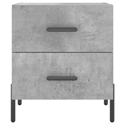 vidaXL Bedside Cabinet Concrete Grey 40x35x47,5 cm Engineered Wood