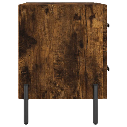 vidaXL Bedside Cabinets 2 pcs Smoked Oak 40x35x47.5 cm Engineered Wood