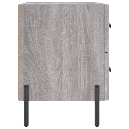 vidaXL Bedside Cabinet Grey Sonoma 40x35x47.5 cm Engineered Wood
