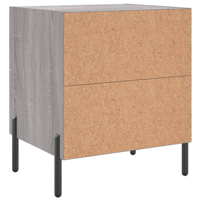 vidaXL Bedside Cabinet Grey Sonoma 40x35x47.5 cm Engineered Wood