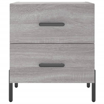 vidaXL Bedside Cabinets 2 pcs Grey Sonoma 40x35x47.5 cm Engineered Wood